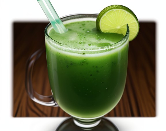 A green delight exlir drink image